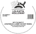 Holloway,loleatta - Hit It N Quit It-cratebug & Jamie 3:26 Edit Remix - Vinyl Record