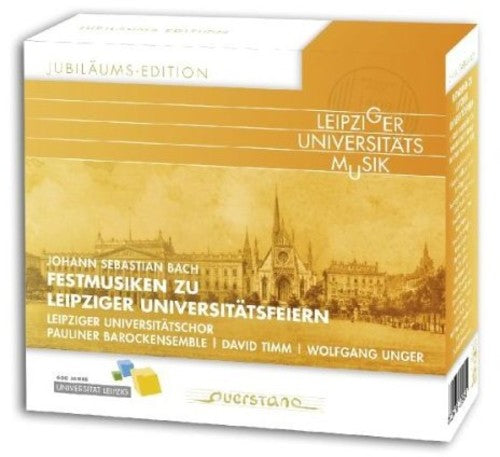 Bach, J.s. / Pauliner Barockensemble - Festmusiken Zu Leipziger Universitatsfeiern - Music CD