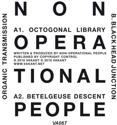 Non-operational People - Organic Transmission - Vinyl Record