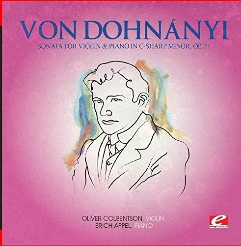 Von Dohnanyi - Sonata Viol & Piano C-sharp Min 21 - Music CD