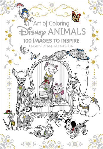 Saunier-talec,catherine - Art Of Coloring: Disney Animals: 100 Images To - Books