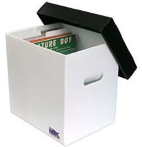 Bu Xlp65pc Ultra Boxx Plastic Lp Storage Bx Wh/ Bk - Bu Xlp65pc Ultra Boxx Plastic Lp Storage Bx Wh/ Bk - Vinyl Accessories