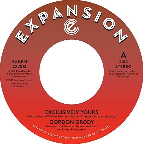 Grody,gordon - Exclusively Yours / After Loving You - Vinyl Record