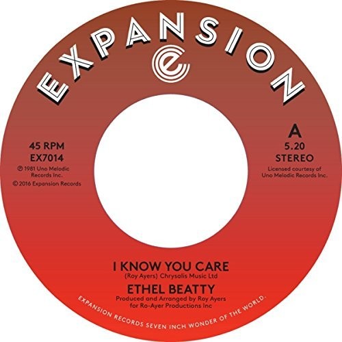 Beatty,ethel - I Know You Don't Care / It's Your Love - Vinyl Record