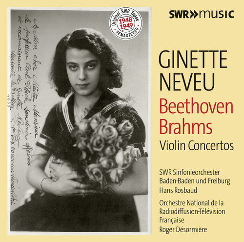 Beethoven / Brahms / Neveu / Orchestre National - Beethoven & Brahms: Violin Concertos - Music CD