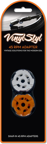 Vinyl Styl Vsa01745 Rpm Record Adp 10pk Orange/wht - Vinyl Styl Vsa01745 Rpm Record Adp 10pk Orange/wht - Vinyl Accessories