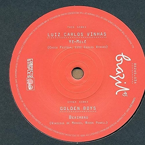 Vinhas,luiz Carlos - Ye-mele / Berimbau - Vinyl Record