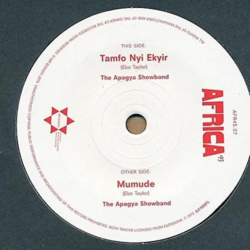 Apagya Showband - Tamfo Nyi Ekyir / Mumude - Vinyl Record