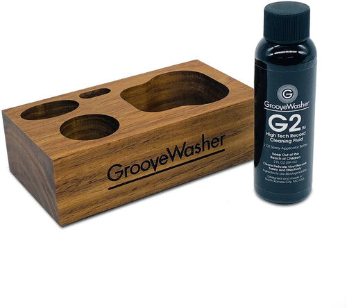 Groovewasher - Walnut Display Block - Groovewasher - Walnut Display Block - Cleaners