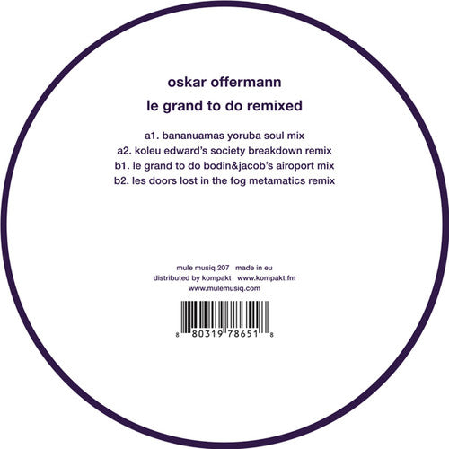 Offermann,oskar - Le Grand To Do Remixed - Vinyl Record