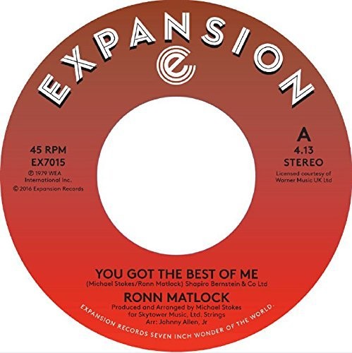 Matlock,ronn - You Got The Best Of Me / I Can't Forget About You - Vinyl Record