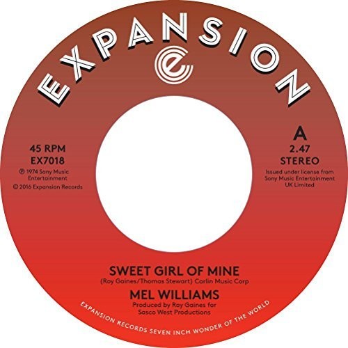 Williams,mel - Sweet Girl Of Mine / Turn Me On - Vinyl Record