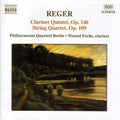 Reger / Fuchs / Philharmonia Quartett Berlin - Clarinet Quintet Op 146 / String Quartet Op 109 - Music CD