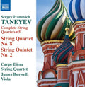 Taneyev / Carpe Diem Quartet / Buswell - Taneyev: Complete String Quartets Vol 5 - Music CD