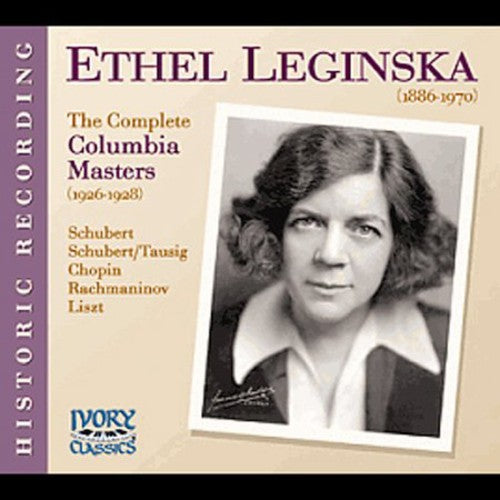 Leginska / Schubert / Chopin / Rachmaninoff - Complete Columbia Masters (1928-1929) - Music CD