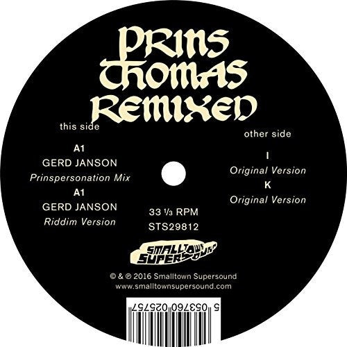 Thomas,prins - Gerd Janson Remixes - Vinyl Record