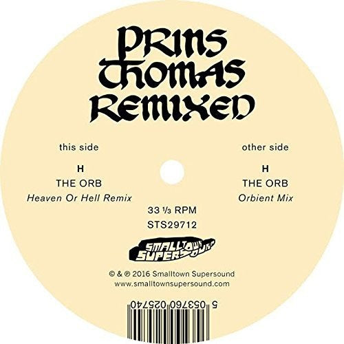 Thomas,prins - Orb Remixes - Vinyl Record