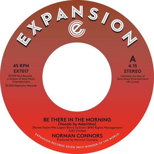 Connors,norman - Be There In The Morning / I Don't Need Nobody Else - Vinyl Record