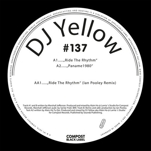 Dj Yellow - Compost Black Label 137 - Vinyl Record