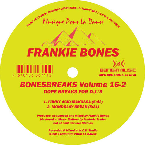 Frankie Bones - Bonesbreaks 16-2 - Vinyl Record