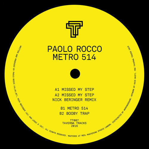 Rocco,paolo - Metro 514 - Vinyl Record