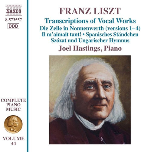 Liszt / Hastings - Franz Liszt: Transcriptions Of Vocal Works - Music CD