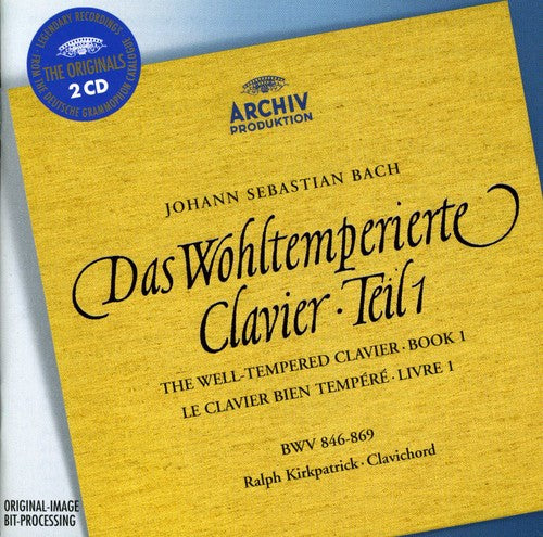 Bach / Kirkpatrick,ralph - Well Tempered Clavier: Book 1 - Music CD