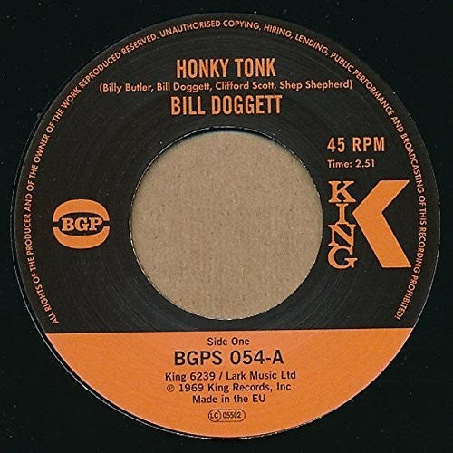 Doggett,bill - Honky Tonk / Popcorn - Vinyl Record