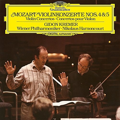 Mozart / Kremer / Wiener Philharmoniker / Harnocou - Violin Concertos No 4 & 5 - Vinyl Record