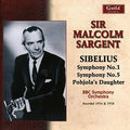 Bbc So / Sargent, Malcolm - Sir Malcolm Sargent - Sibelius Erc 1956-1958 - Music CD