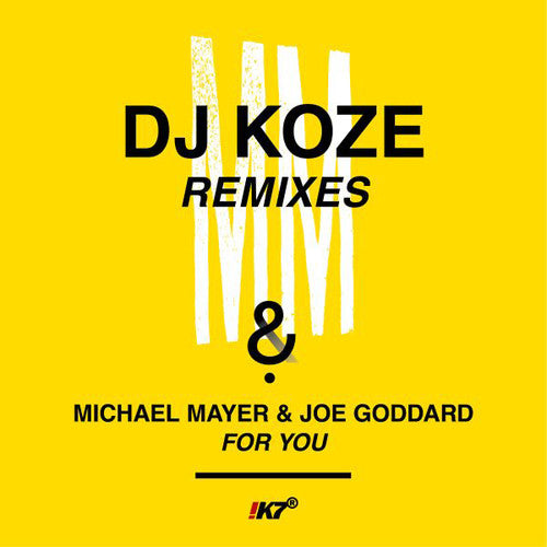 Mayer,michael / Goddard,joe - For You (dj Koze Remixes) - Vinyl Record