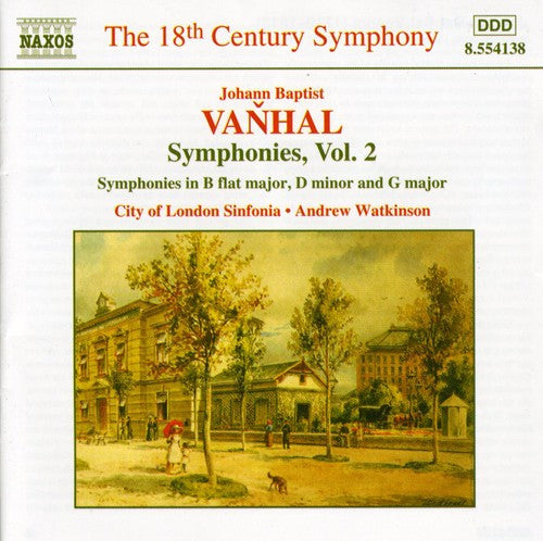 Vanhal / Watkinson / City Of London Sinfonia - Symphonies B Flat Major D Minor & G Major 2 - Music CD