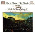 Gabrieli / Crees / London Sym Orchestra Brass - Music For Brass 3 - Music CD