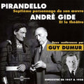 Pirandello / Gide / Dumur - 2 Conferences - Music CD