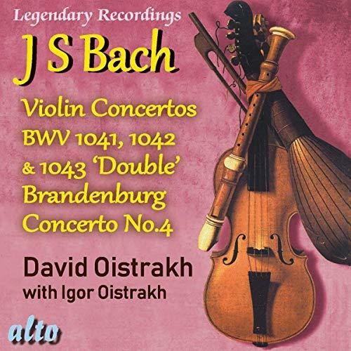 Oistrakh,david - Bach Violin Cons 1 2 3 Plus Brandenburg Con No.4 - Music CD