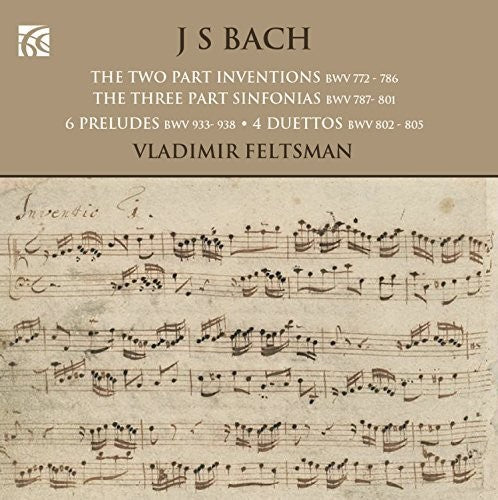 Bach,j.s. / Feltsman - Johann Sebastian Bach: Works For Piano - Music CD