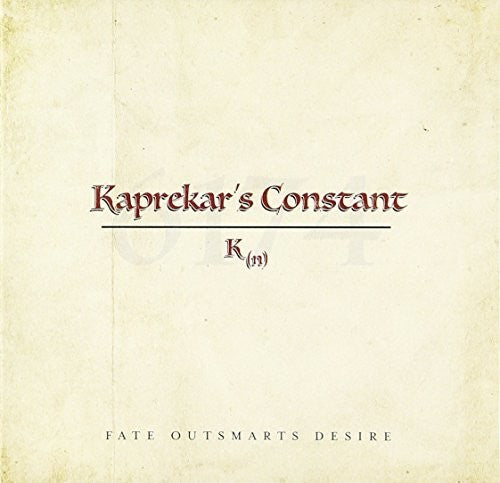 Kaprekars Constant - Fate Outsmarts Desire - Music CD