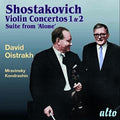 Shostakovich / Oistrakh,david/ Ussr State Sym Orch - Violin Concertos 1 & 2 Suite From Alone - Music CD