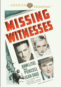 Missing Witnesses (1937) - Missing Witnesses (1937) - DVD