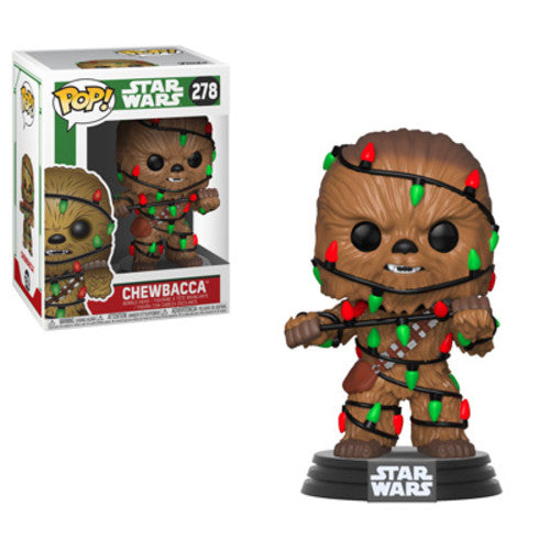Pop Star Wars Holiday - Pop Star Wars Holiday Chewie With Lights - Collectibles