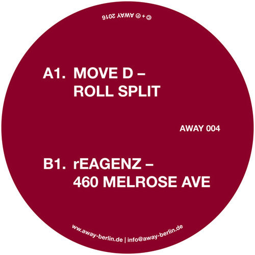 Move D / Reagenz - Roll Split / 460 Melrose Ave - Vinyl Record