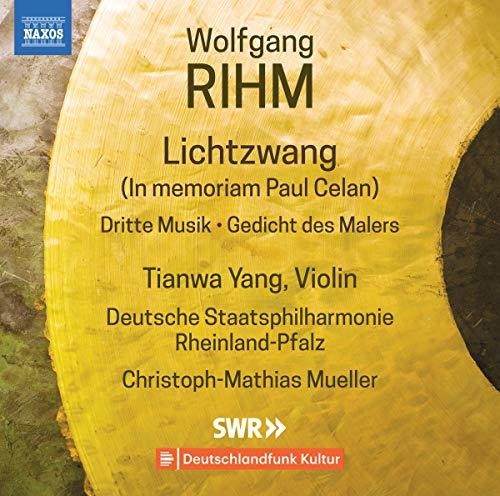 Rihm / Mueller / Yang - Music For Violin & Orchestra 1 - Music CD