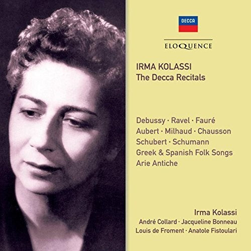 Kolassi,irma - Irma Kolassi: Decca Recitals - Music CD