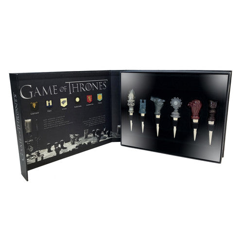 Game Of Thrones - House Sigil Wine Stoppers - Game Of Thrones - House Sigil Wine Stoppers - Novelties