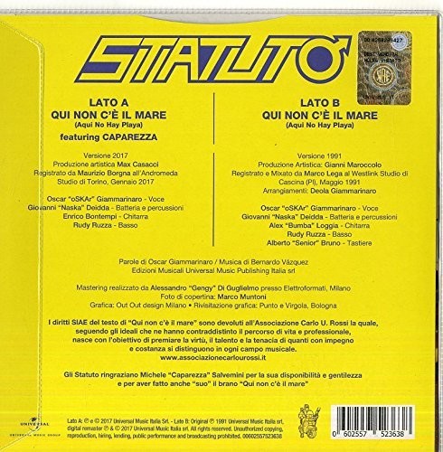 Statuto - Qui Non C'e Il Mare - Vinyl Record