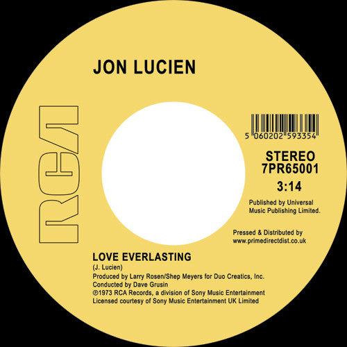 Lucien,jon - Lady Love / Love Everlasting - Vinyl Record