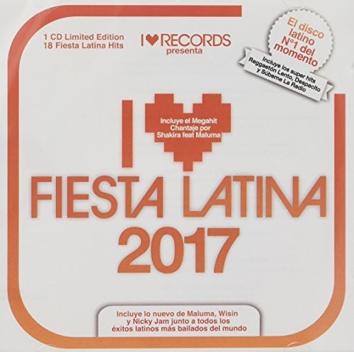 I Love Fiesta Latina 2017 / Various - I Love Fiesta Latina 2017 / Various - Music CD