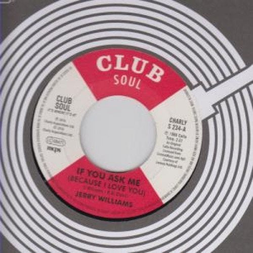 Williams,jerry - If You Ask Me (because I Love You) / Just What Do - Vinyl Record
