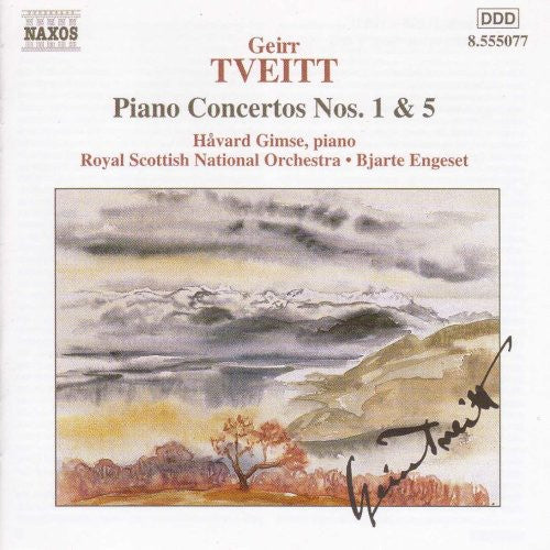 Tveitt / Gimse / Engeset / Royal Scottish Orch - Piano Concertos 1 & 5 - Music CD