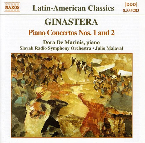 Ginastera / De Marinos / Malaval / Slovak Radio So - Piano Concertos 1 & 2 - Music CD